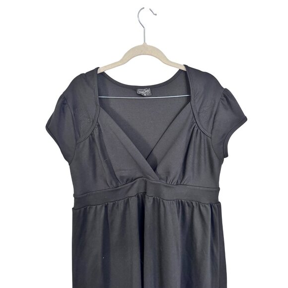 Rock Steady dress size 1X cap sleeve wrap front rockabilly sparrows retro pin up - Picture 3 of 6